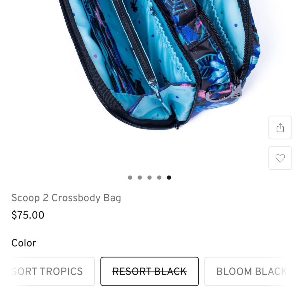 LUG Resort Black Scoop crossbody NEW with Tagsπππ€ - Picture 13 of 14